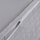 ビーズソファ専用カバー 標準サイズ(Nクール極冷 グレー NCG2608) 5枚目画像