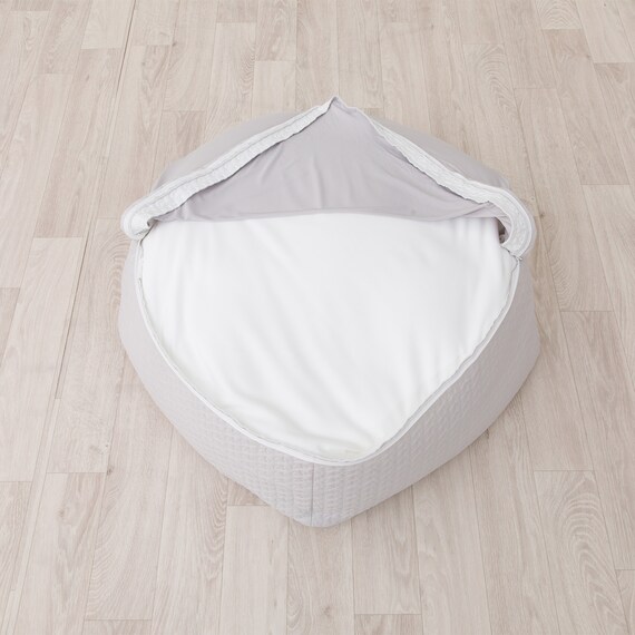 ビーズソファ専用カバー 大サイズ(NA2606LGY) 7枚目画像