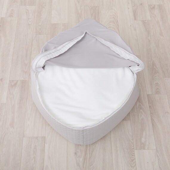 ビーズソファ専用カバー 標準サイズ(NA2606 LGY) 7枚目画像