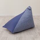 三角ビーズソファ専用カバー(Nクール ブルー NC2603) 3枚目画像