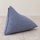 三角ビーズソファ専用カバー(Nクール ブルー NC2603) 5枚目画像