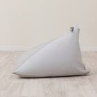 三角ビーズソファ専用カバー(Nクール極冷 グレー NCG2608) 4枚目画像