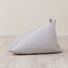 三角ビーズソファ専用カバー(Nクール極冷 グレー NCG2608) 4枚目画像