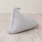 三角ビーズソファ専用カバー(Nクール極冷 グレー NCG2608) 5枚目画像