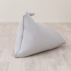 三角ビーズソファ専用カバー(Nクール極冷 グレー NCG2608) 5枚目画像