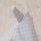 三角ビーズソファ専用カバー(Nクール極冷 グレー NCG2608) 6枚目画像