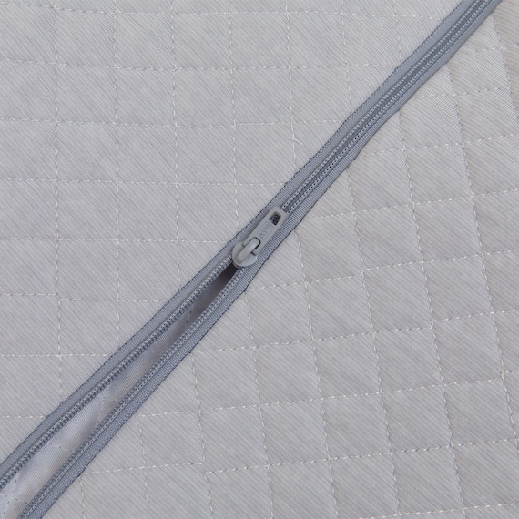 三角ビーズソファ専用カバー(Nクール極冷 グレー NCG2608) 7枚目画像