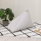 三角ビーズソファ専用カバー(NA2606LGY) 1枚目画像