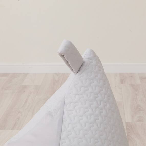 三角ビーズソファ専用カバー(NA2606LGY) 6枚目画像