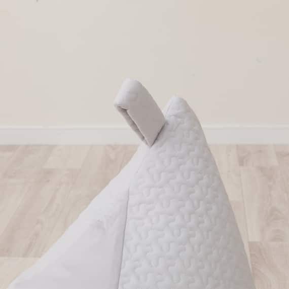 三角ビーズソファ専用カバー(NA2606LGY) 6枚目画像