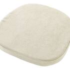 すべりにくいシートクッション(シェニー2 アイボリー) 2枚目画像