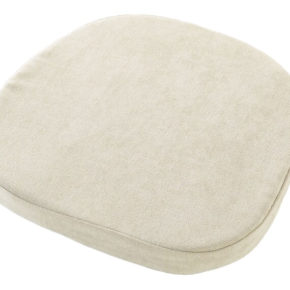 すべりにくいシートクッション(シェニー2 アイボリー) 2枚目画像