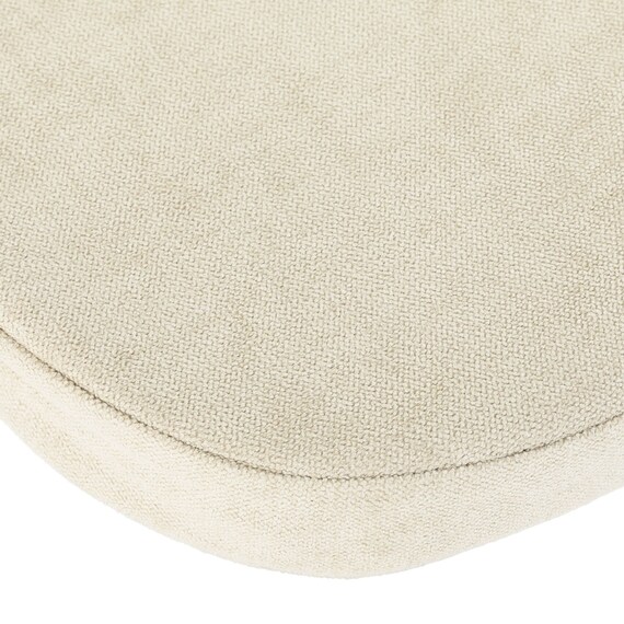 すべりにくいシートクッション(シェニー2 アイボリー) 5枚目画像