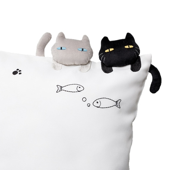 クッションカバー(デコネコ rCy) 3枚目画像