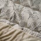 【日本製】ふっくらボリューム ジャガードこたつ掛ふとん 正方形(ブラン/アイボリー) 2枚目画像