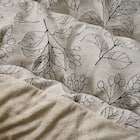 【日本製】ふっくらボリューム ジャガードこたつ掛ふとん 正方形(ブラン/アイボリー) 2枚目画像