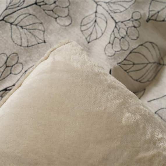 【日本製】ふっくらボリューム ジャガードこたつ掛ふとん 正方形(ブラン/アイボリー) 3枚目画像