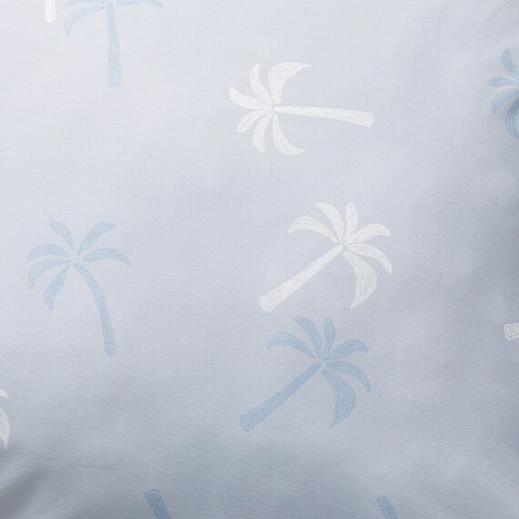 クッションカバー(Nクール PALM ブルー NR04) 4枚目画像