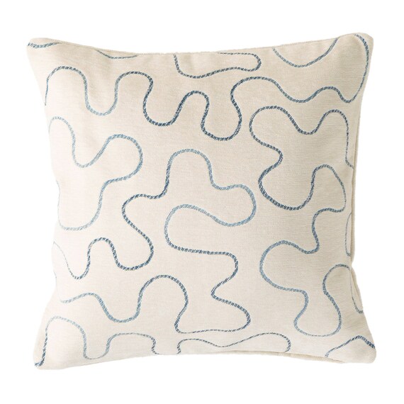 クッションカバー(クネ ブルー rSCz2) 1枚目画像