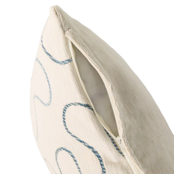 クッションカバー(クネ ブルー rSCz2) 3枚目画像