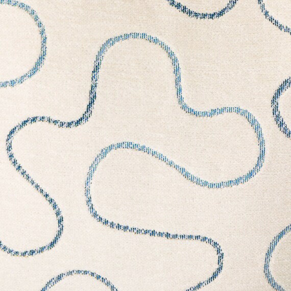 クッションカバー(クネ ブルー rSCz2) 4枚目画像