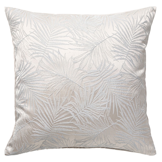 クッションカバー JQリーフ (グレー rSCj1) 1枚目画像