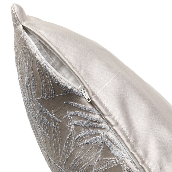 クッションカバー JQリーフ (グレー rSCj1) 5枚目画像