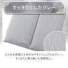 ごろ寝クッション(Nクール極冷 グレー rSCs) 4枚目画像