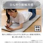 ごろ寝クッション(Nクール極冷 グレー rSCs) 5枚目画像