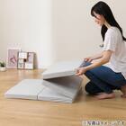 4つ折りマットレス(Nクール極冷 グレー rSCs) 3枚目画像