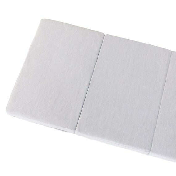 4つ折りマットレス(Nクール極冷 グレー rSCs) 5枚目画像