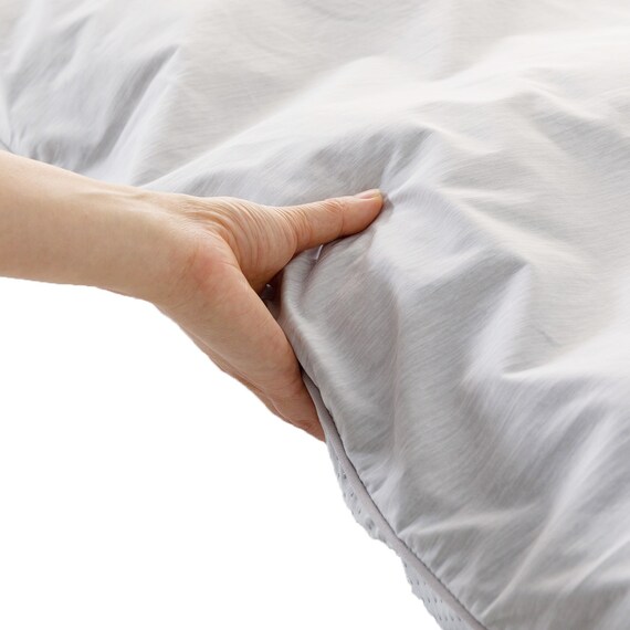 長座布団カバー(Nクール極冷 グレー rSCs) 6枚目画像