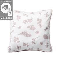 クッションカバー(Nクール極冷 花 ローズ rSCq)