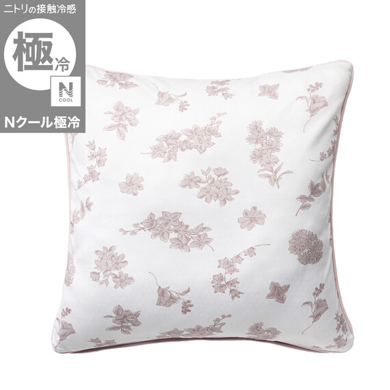 クッションカバー(Nクール極冷 花 ローズ rSCq) 1枚目画像