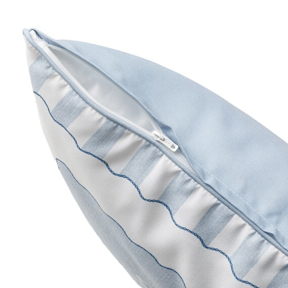 クッションカバー(シェル ブルー rSCq) 7枚目画像