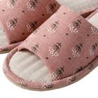 スリッパ M (花柄 レッド nrSRhx3s) 5枚目画像