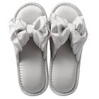 スリッパ M (Sリボン グレー nrSRn4s) 2枚目画像