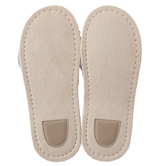 スリッパ M (Sリボン グレー nrSRn4s) 3枚目画像