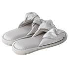 スリッパ M (Sリボン グレー nrSRn4s) 6枚目画像