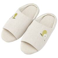 ルームシューズ(アイボリー 洋ナシ NR02 M)