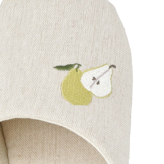 ルームシューズ(アイボリー 洋ナシ NR02 M) 11枚目画像