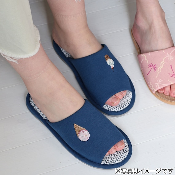 スリッパ M(アイスMS ネイビー nrSRm1s) 2枚目画像