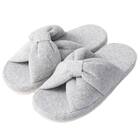 スリッパ M(Pリボン グレー nrSRm2s) 1枚目画像