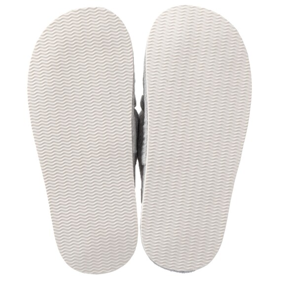 スリッパ M(Pリボン グレー nrSRm2s) 3枚目画像