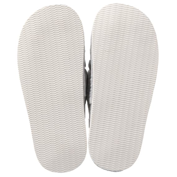 スリッパ M(Pリボン グレー nrSRm2s) 3枚目画像