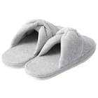 スリッパ M(Pリボン グレー nrSRm2s) 6枚目画像