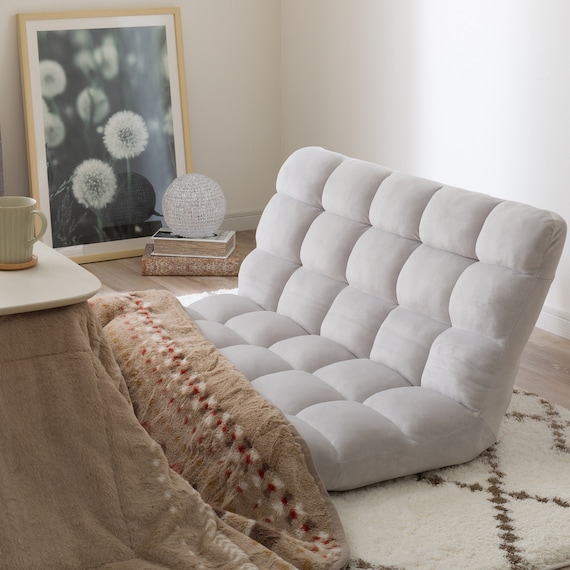 コンパクト2P座椅子 マルプ(LC-A08MP グレー) 4枚目画像