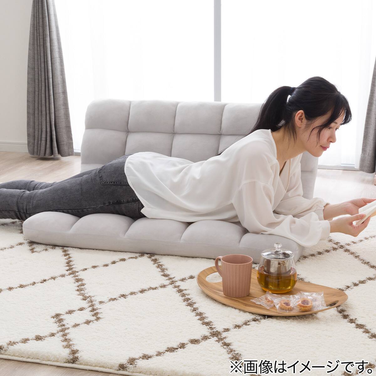 コンパクト2P座椅子 マルプ(LC-A08MP グレー) | ニトリネット【公式