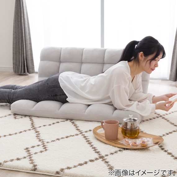 コンパクト2P座椅子 マルプ(LC-A08MP グレー) 8枚目画像