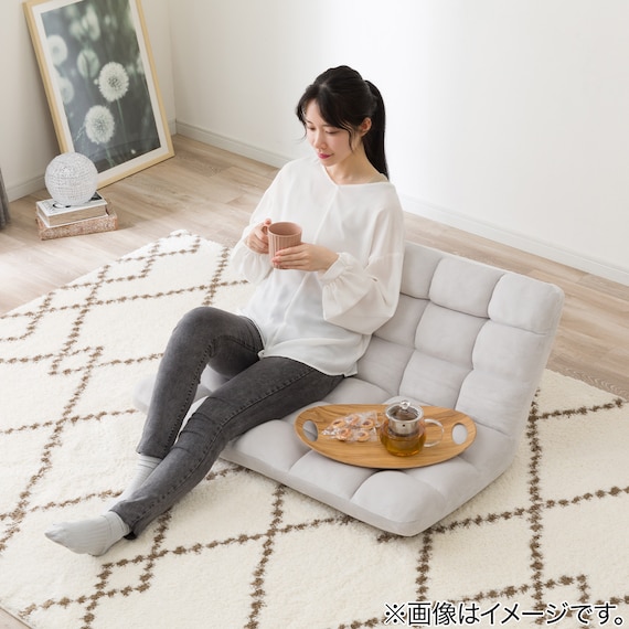 コンパクト2P座椅子 マルプ(LC-A08MP グレー) 9枚目画像